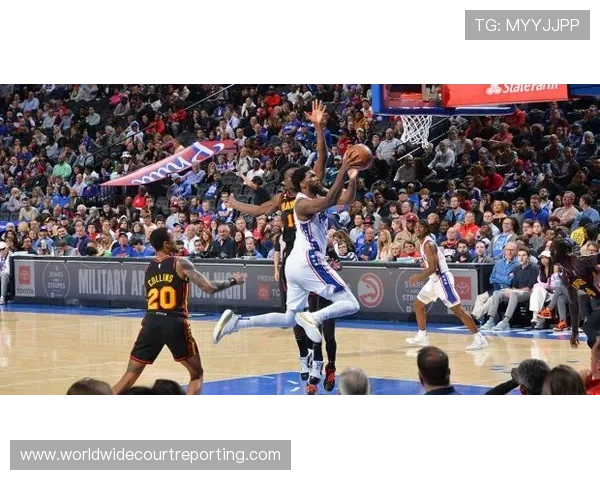 恩比德内线强攻拉开空间，篮网防守无法有效限制